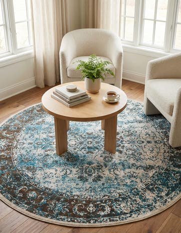 7' x 7' Ankara Round Rug