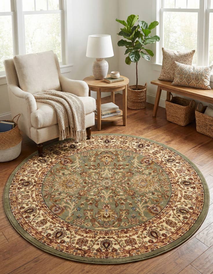 Detail image of 6' x 6' Aditi Round Rug