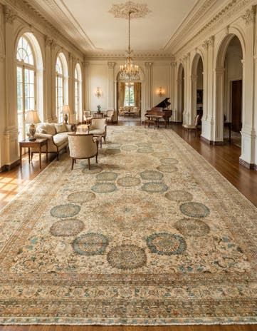 16' 5 x 34' 4 Hand Knotted Peshawar Ziegler Rug