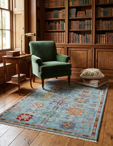 3' 6 x 5' 2 Hand Knotted Ariana Ziegler Rug
