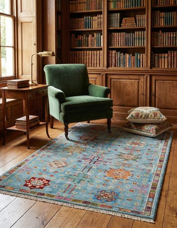 3' 6 x 5' 2 Hand Knotted Ariana Ziegler Rug