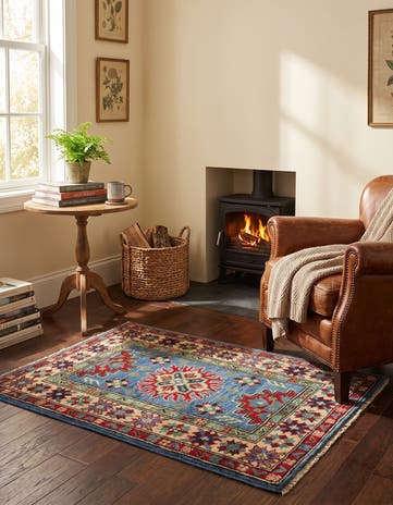 2' x 3' Hand Knotted Kazak Rug