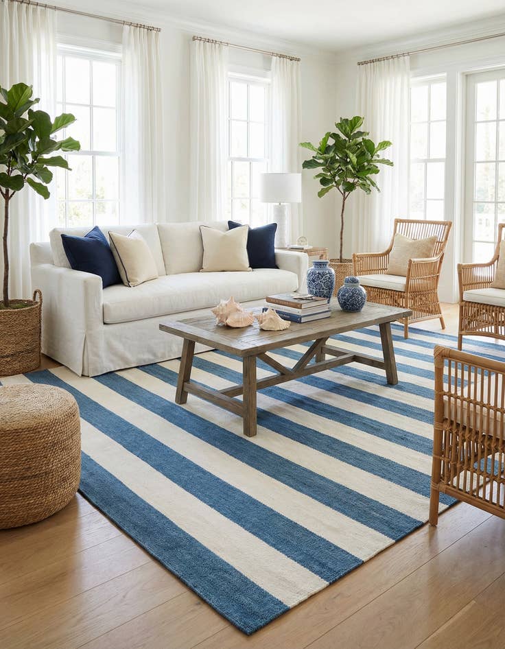 Detail image of 7' 10 x 10' Hand Woven Jill Zarin Hamptons Rug