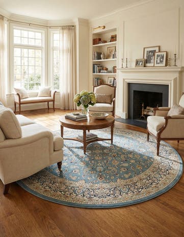10' x 10' Nain Design Round Rug