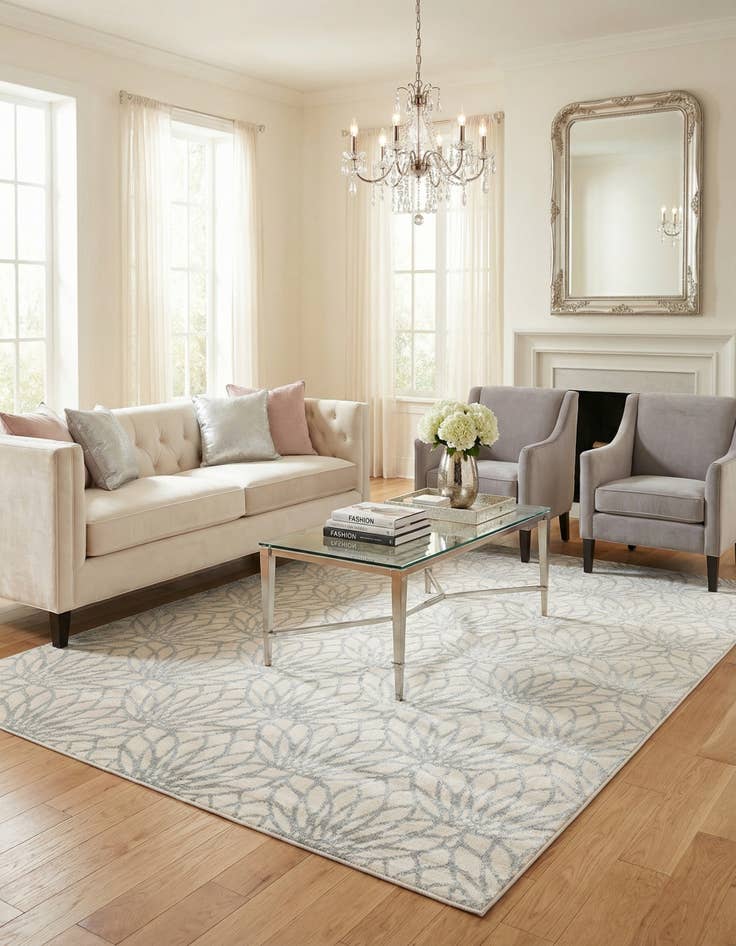 Detail image of 7' x 10'  Marilyn Monroe&trade; Glam Dahlia Rug