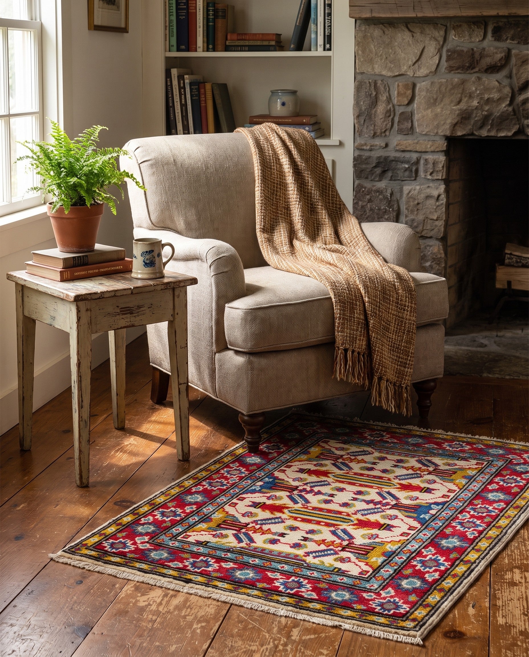 2' 1 x 2' 10 Hand Knotted Kazak Rug