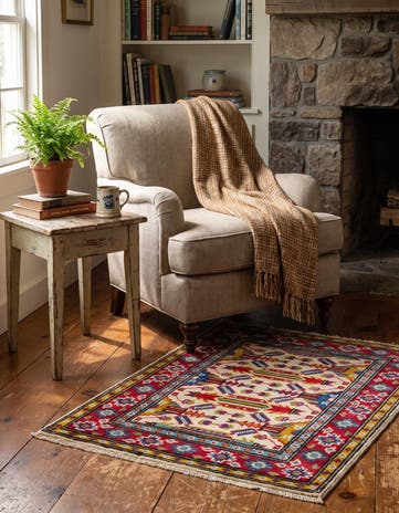 2' 1 x 2' 10 Hand Knotted Kazak Rug