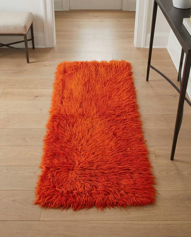 Detail image of 2' 5 x 5' 1 Hand Knotted Moroccan Wool Rug