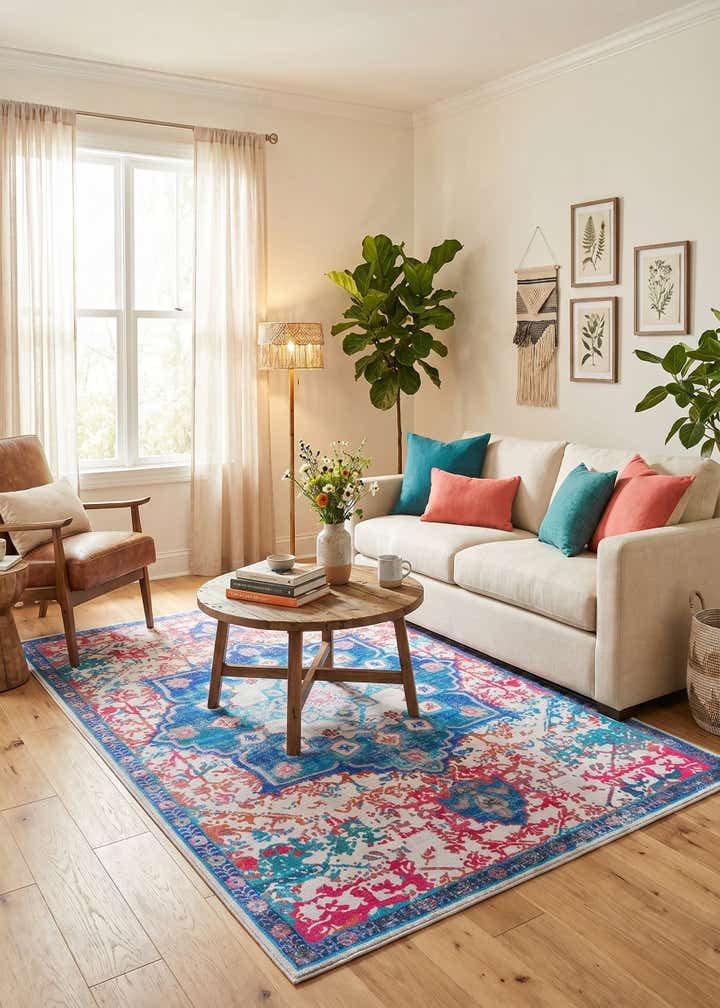 6' x 9' Washable Francesca Rug