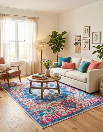 6' x 9' Washable Francesca Rug