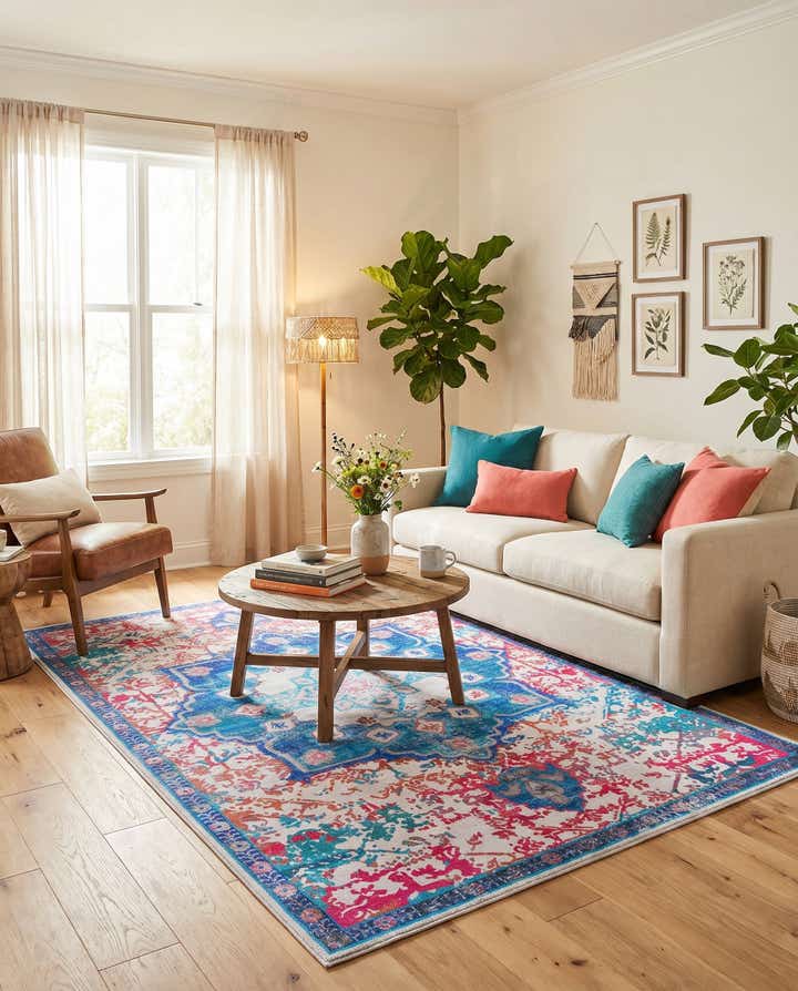 6' x 9' Washable Francesca Rug