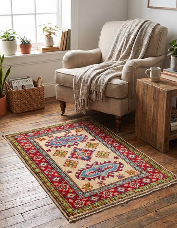 2' 1 x 3' 1 Hand Knotted Kazak Rug