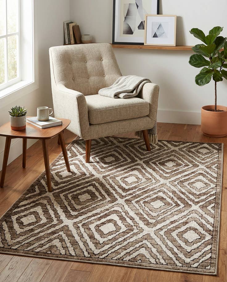 Detail image of 3' 3 x 5' 3 Hermitage Rug