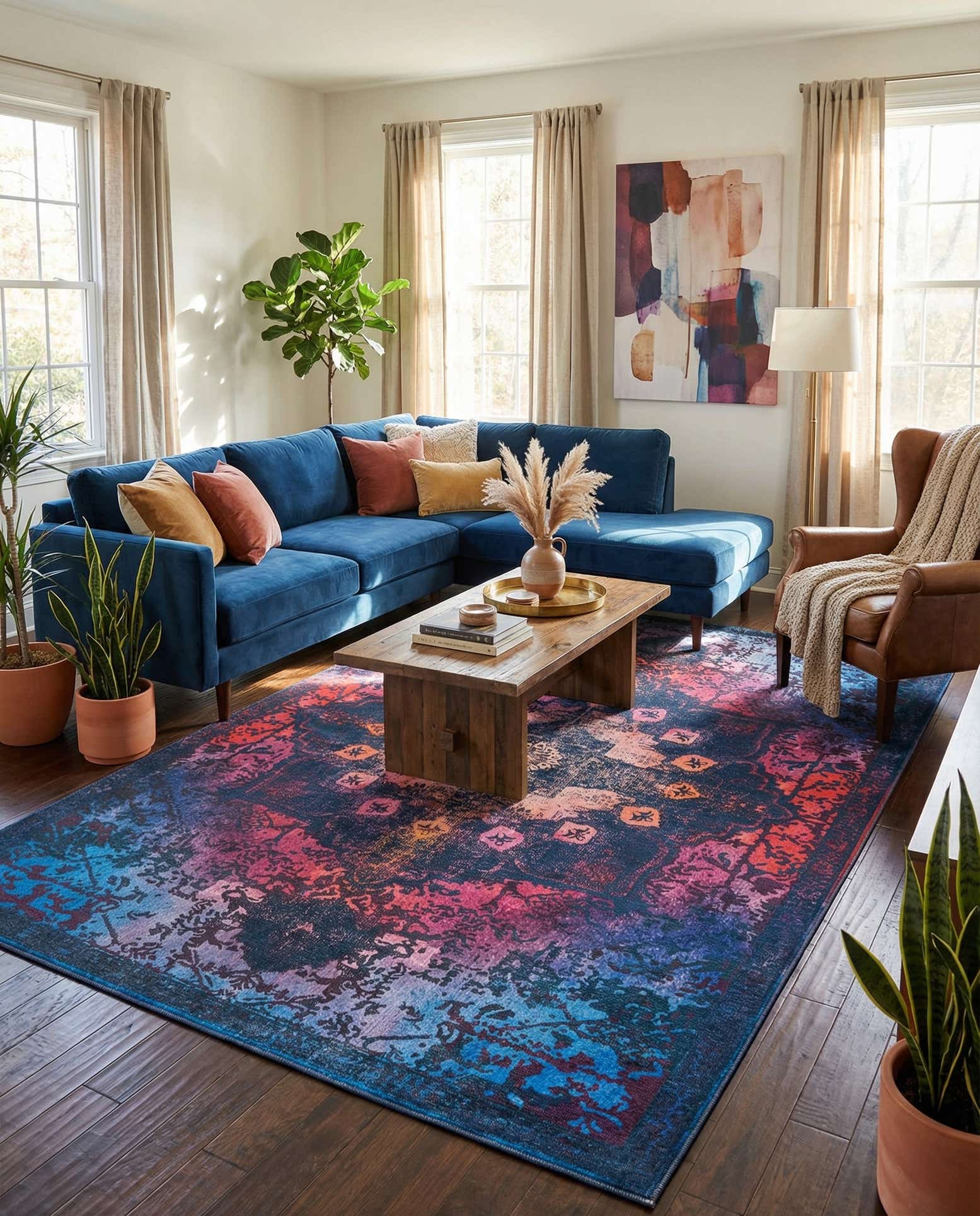 7' 10 x 11' Washable Renaissance Rug