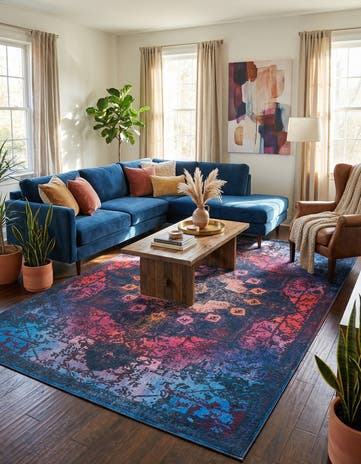 7' 10 x 11' Washable Francesca Rug
