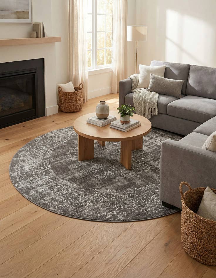 Detail image of 7' 10 x 7' 10 Aarhus Round Rug