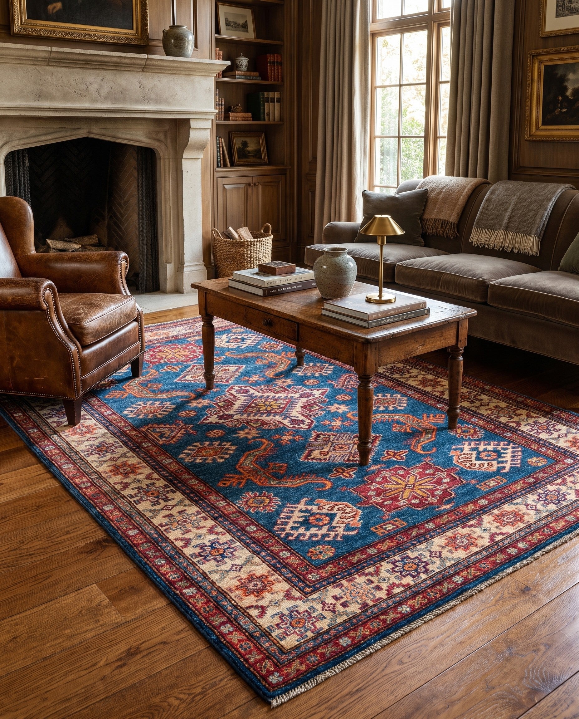 4' 2 x 6' Hand Knotted Kazak Rug