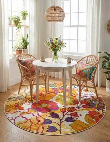 6' x 6' Tuscany Round Rug