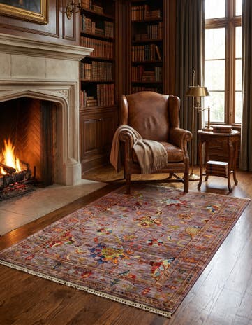 3' 3 x 4' 10 Hand Knotted Ariana Ziegler Rug
