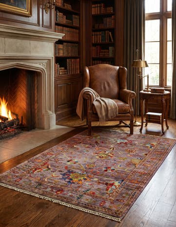 3' 3 x 4' 10 Hand Knotted Ariana Ziegler Rug