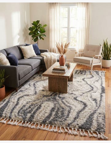 Gray Lagom Shag Rug