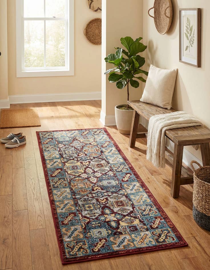 Detail image of 2' x 5' Kamala Washable Runner Rug