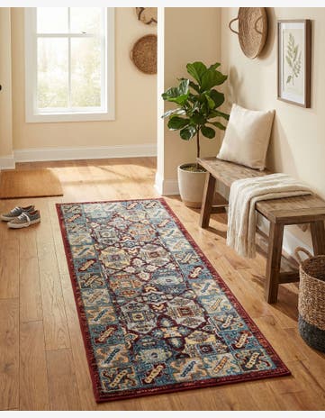 2' x 5' Kamala Washable Runner Rug