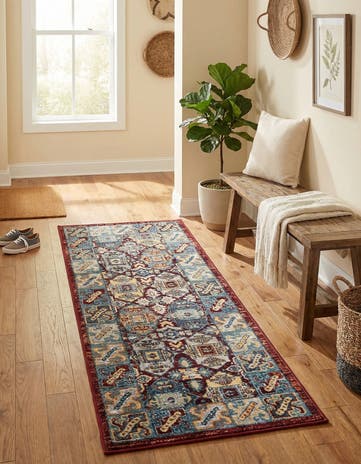 2' x 5' Kamala Washable Runner Rug