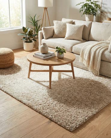  5' 3 x 8' Soft Touch Shag Rug