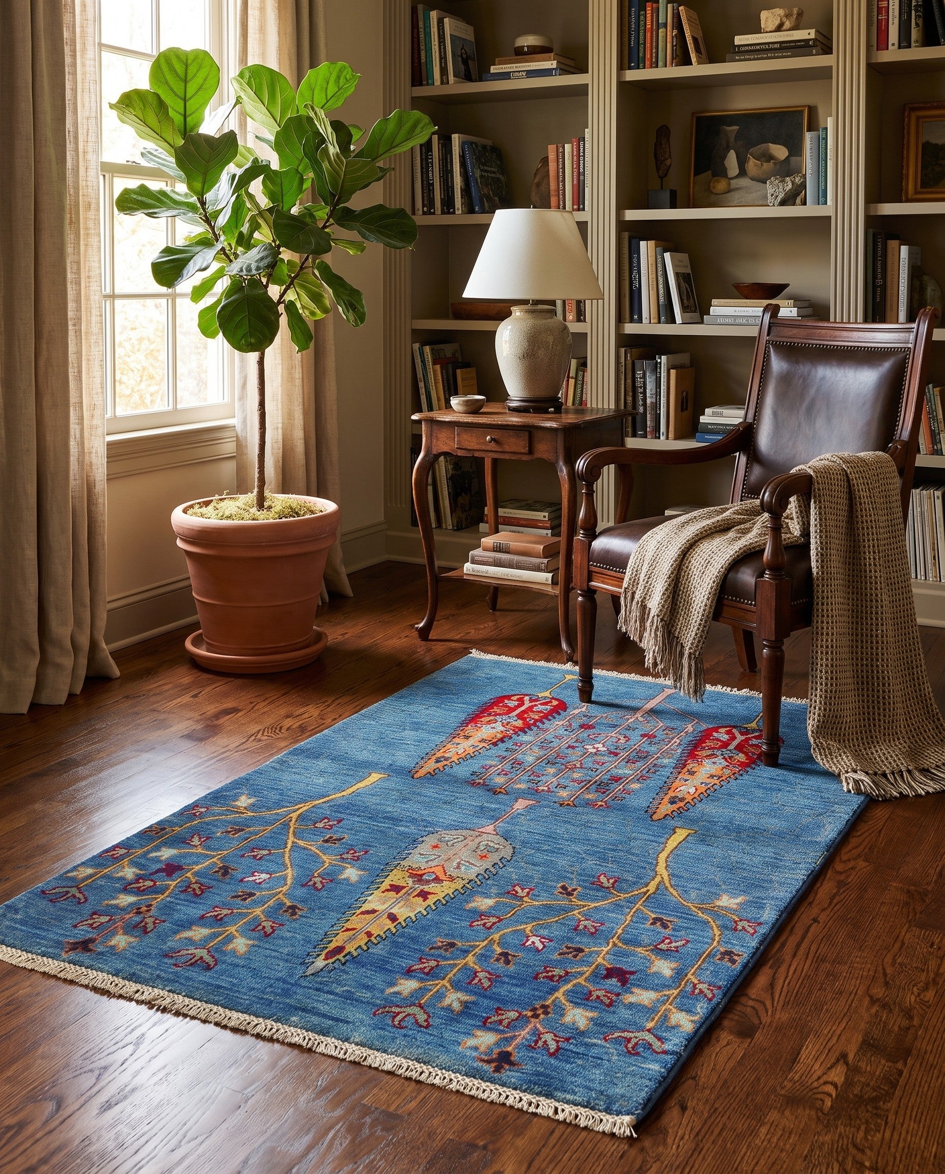 3' 3 x 5' Hand Knotted Kazak Rug