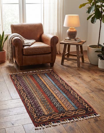 1' 8 x 3' 3 Hand Knotted Kazak Rug