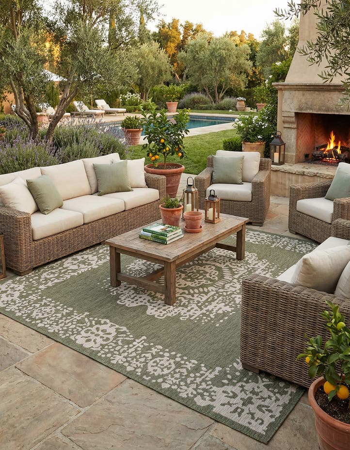 12' x 12' Easy-Clean Traditional Indoor / Ou...