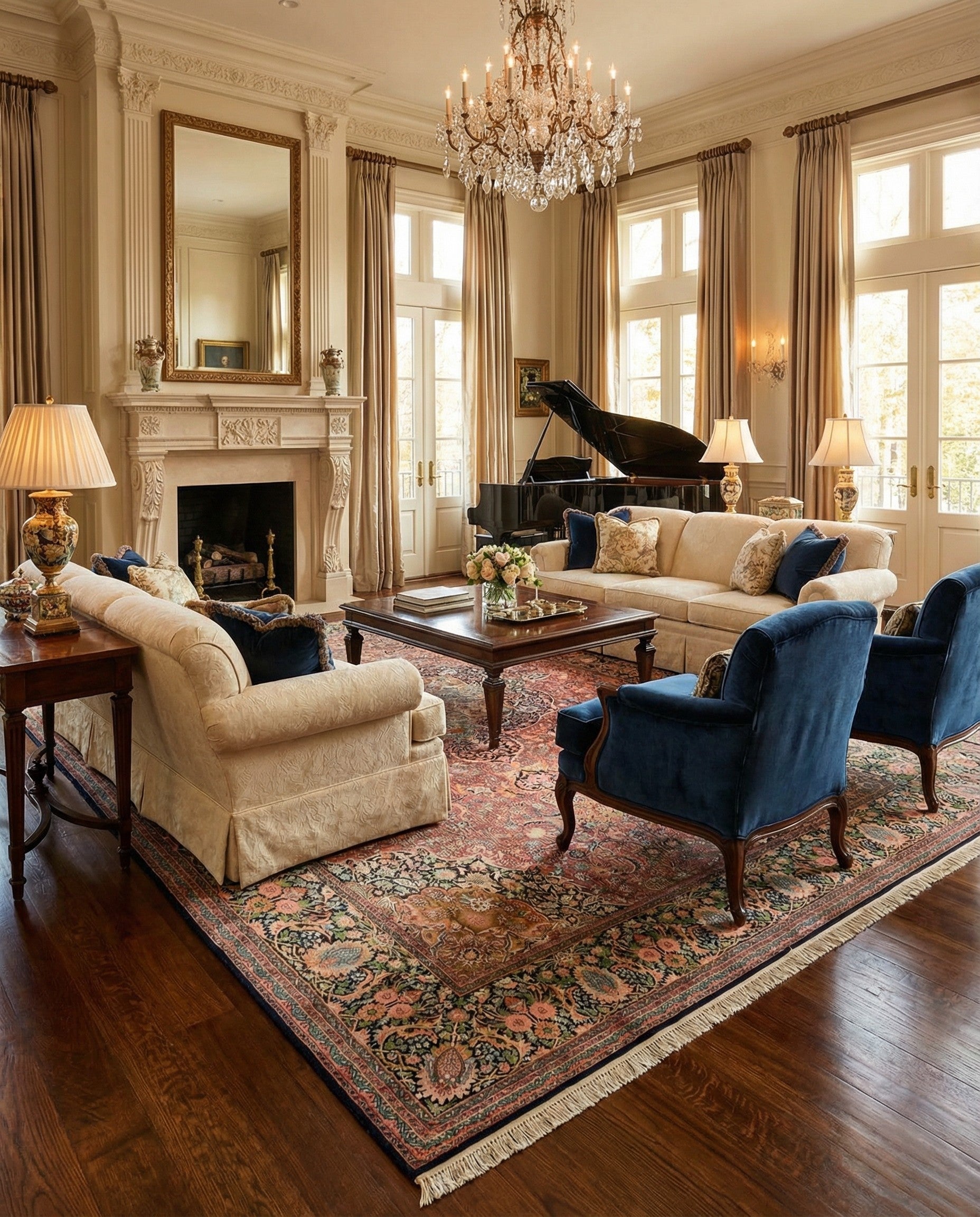 12' x 20' 3 Hand Knotted Kashmir Oriental Wool Rug