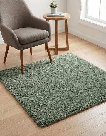 3' x 3' Zermatt Shag Square Rug