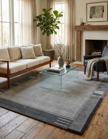 4' 8 x 6' 6 Hand Knotted Nepal Wool Rug
