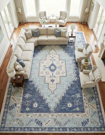 Sky blue Whitney Rug