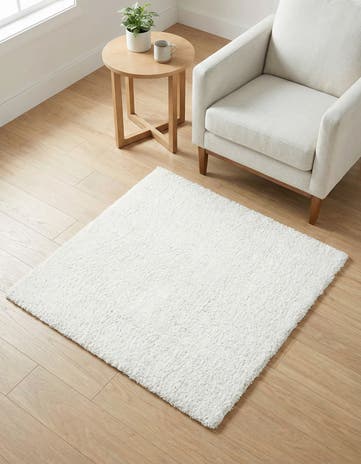 3' x 3' Zermatt Shag Square Rug