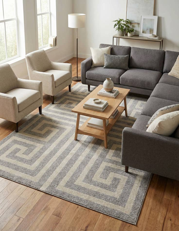 Detail image of 5' 3 x 8' Hera Rug