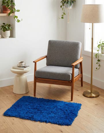 2' 3 x 3' 8 Hand Knotted Moroccan Wool Rug
