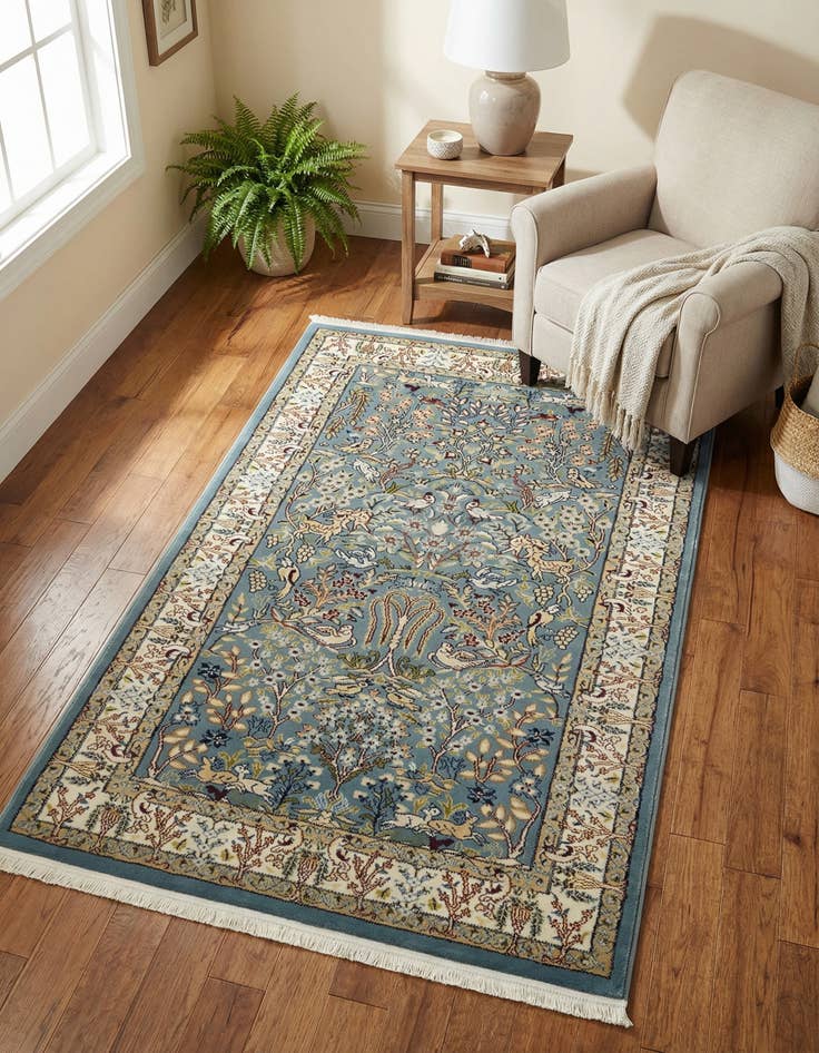 Detail image of 3' x 5' 3 Nain Design Rug