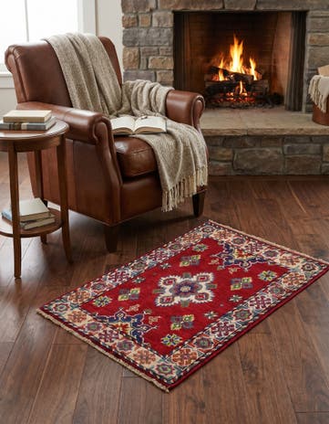 2' 2 x 3' 2 Hand Knotted Kazak Rug