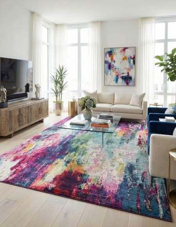 10' 6 x 16' 5 Washable Theia Rug