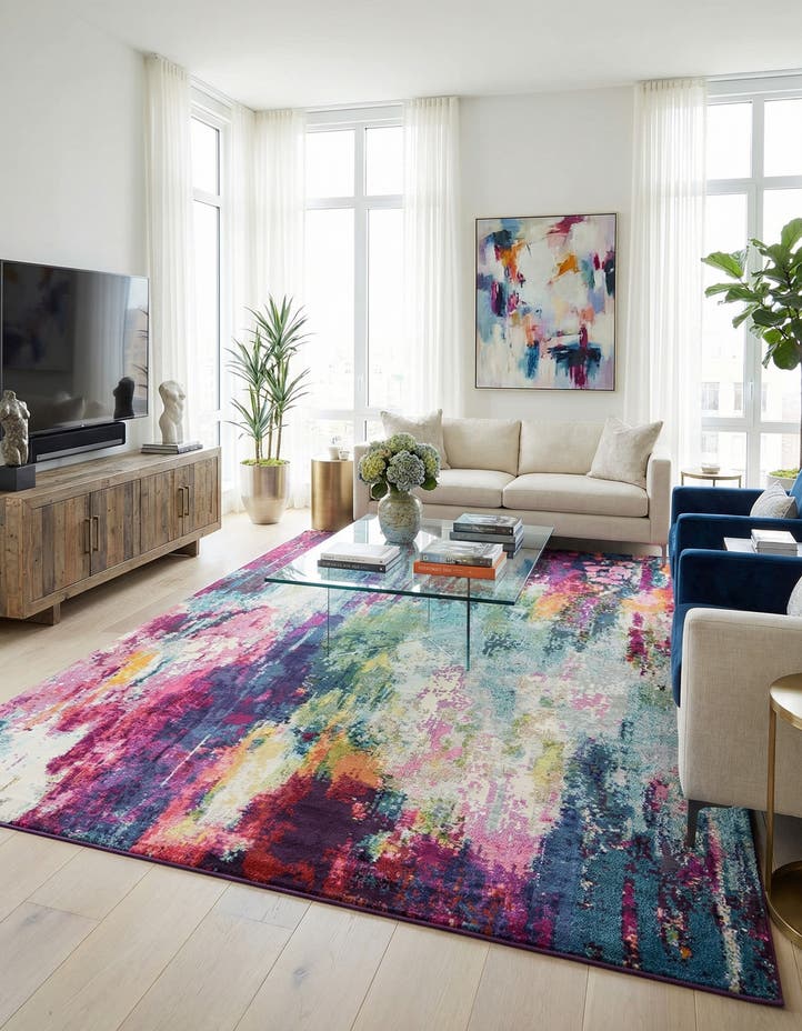 10' 6 x 16' 5 Washable Theia Rug