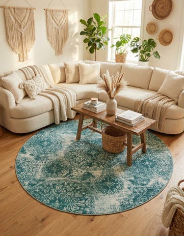 7' x 7' Monte Carlo Round Rug