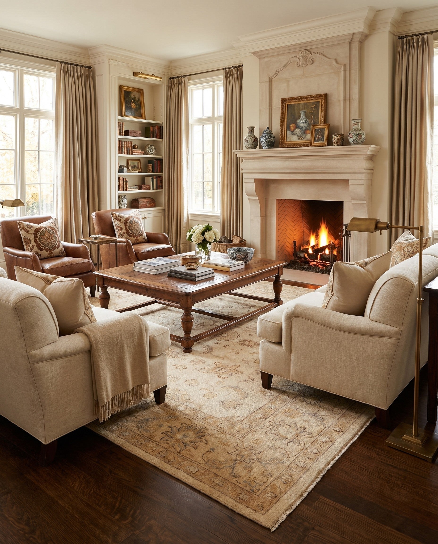 8' 1 x 9' 10 Hand Knotted Ziegler Rug