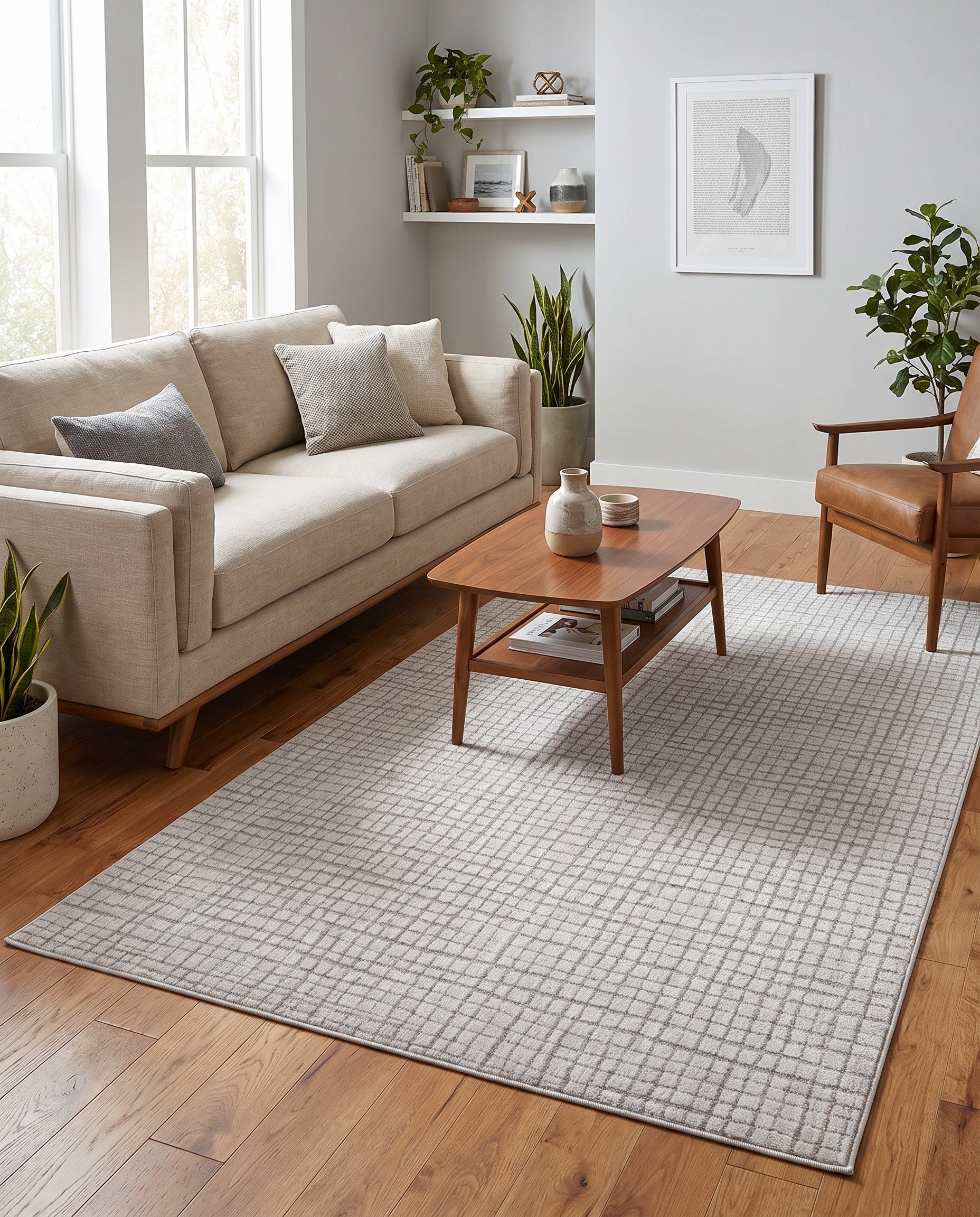 Twilight Stone Gray Textura Designer Rug