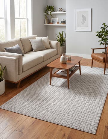 Twilight Stone Gray Textura Designer Rug