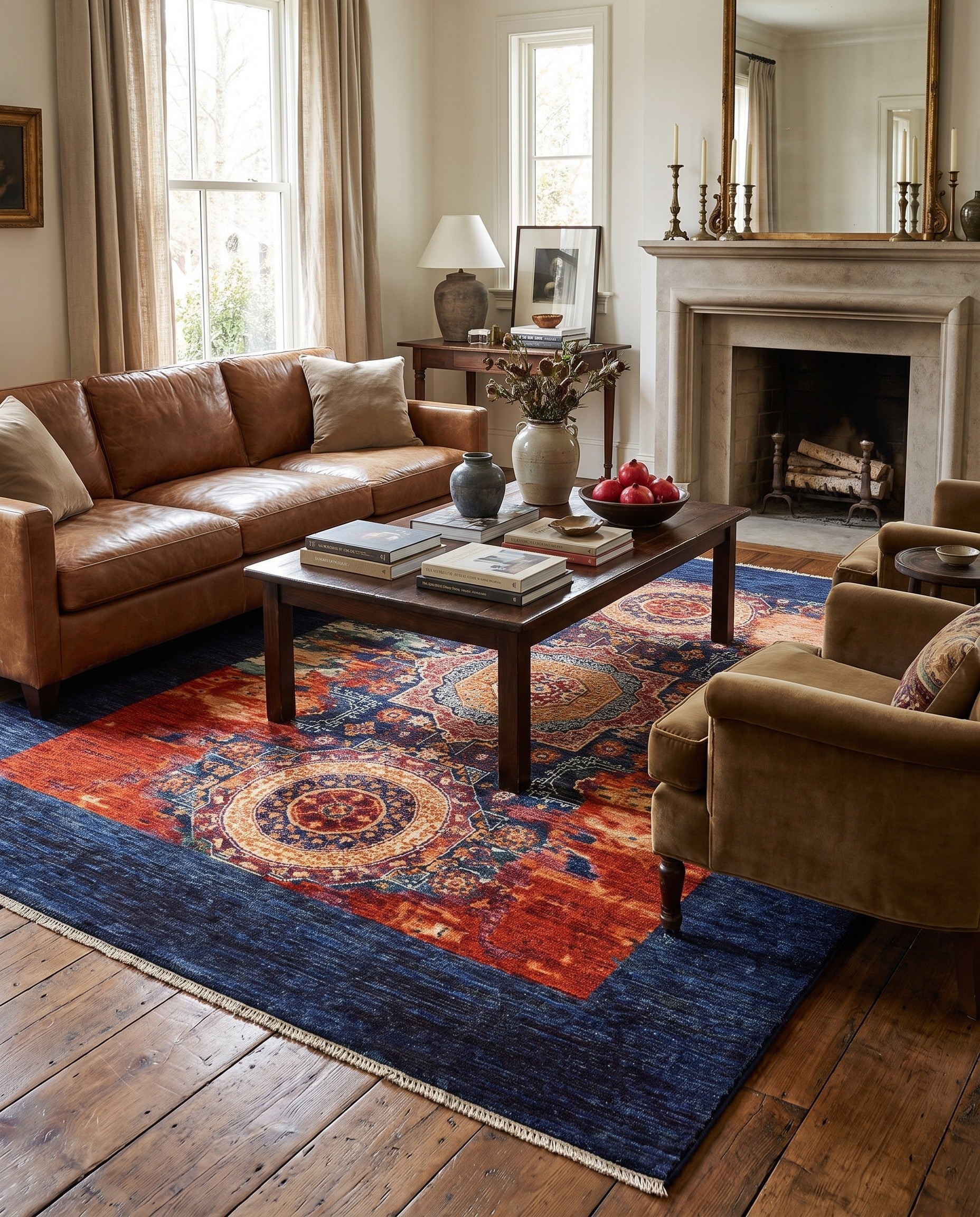 5' 10 x 7' 10 Hand Knotted Mamluk Ziegler Rug