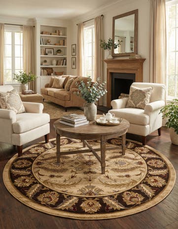 7' 10 x 7' 10 Aditi Round Rug