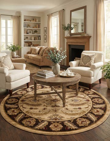 7' 10 x 7' 10 Aditi Round Rug